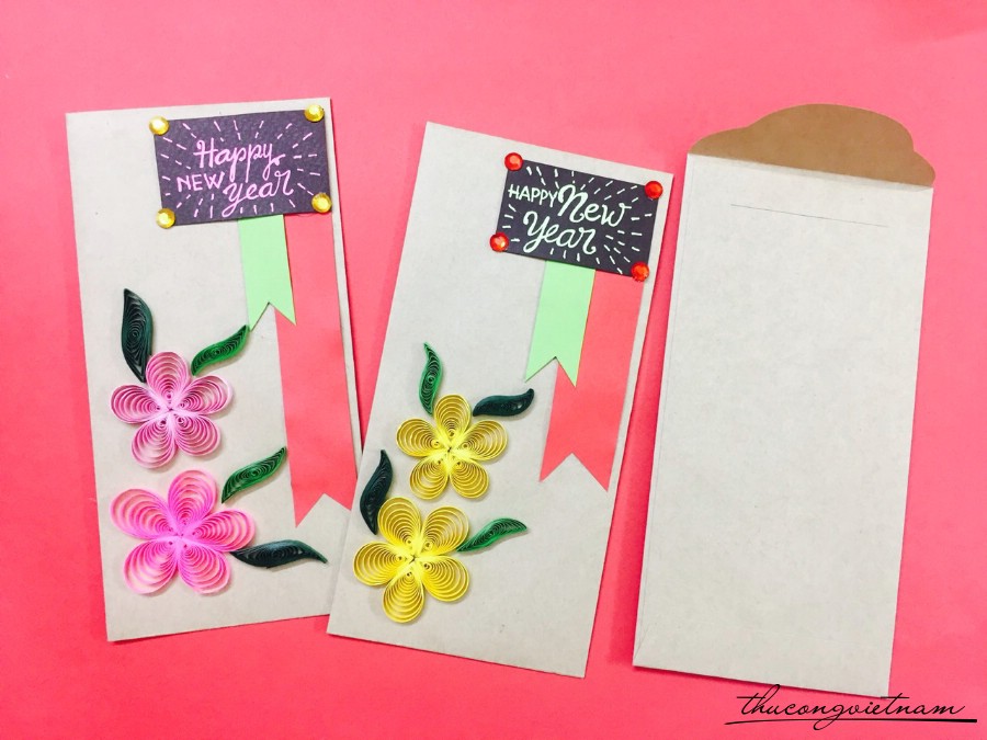 Set 2 bao lì xì Handmade mẫu 3